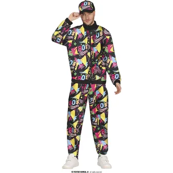 Karnevalový kostým Guirca Tepláková souprava 80. léta pánská Velikost: 54 – 56 (XL)