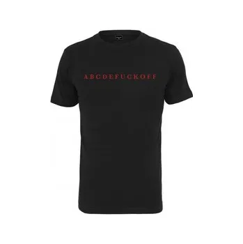 Pánské tričko Triko Mister Tee ABC - černé, XXL