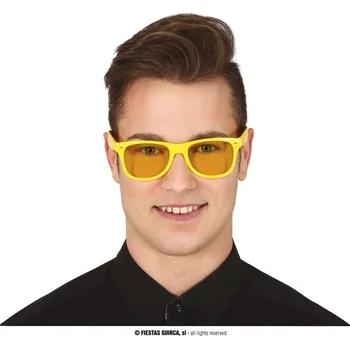 Karnevalový doplněk Guirca Brýle žluté