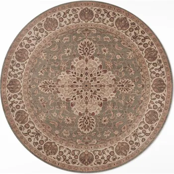 Koberec Koberec PVC Kulatý Vnitřní průměr 110 cm Ornamenty inspirované perským uměním