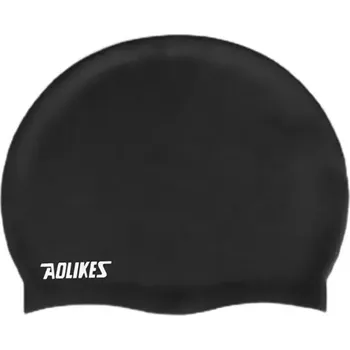 Plavecká čepice Plavecká čepice pro dospělé Silikonová ADLIKES černá