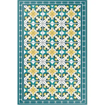 Koberec Koberec do obýváku, rozměr: 60x90 cm. Geometrické barevné kosočtverce, vzor dlaždic.