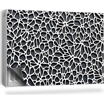 Obraz Magnetická podložka na radiátor, kryt 90 x 60 cm šedá