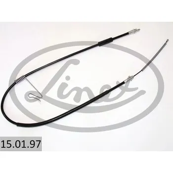 Lanko parkovací brzdy Tažné lanko, parkovací brzda LINEX 15.01.97
