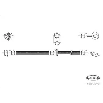Brzdová hadice Brzdová hadice CORTECO 19032888
