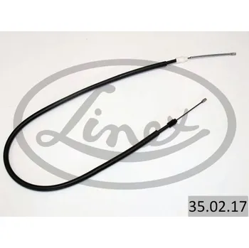 Lanko parkovací brzdy Tažné lanko, parkovací brzda LINEX 35.02.17