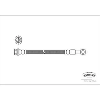 Brzdová hadice Brzdová hadice CORTECO 19032356