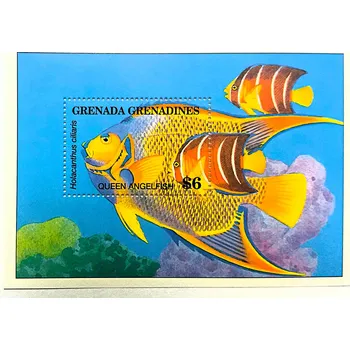 Sběratelství Aršík Grenada Grenadines - ryby