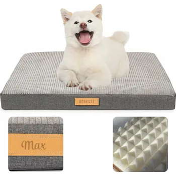 Pelíšek pro psa DOGESTE ortopedické pelíšek pro psa šedé 70 cm x 90 cm