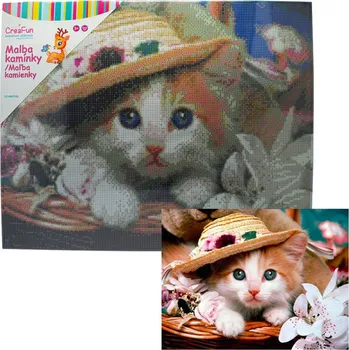 Sparkys Diamantové malování - Nevinné koťátko - 40 x 50 cm