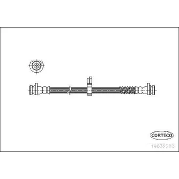 Brzdová hadice Brzdová hadice CORTECO 19032280