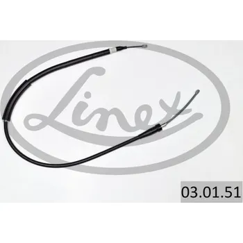 Lanko parkovací brzdy Tažné lanko, parkovací brzda LINEX 03.01.51