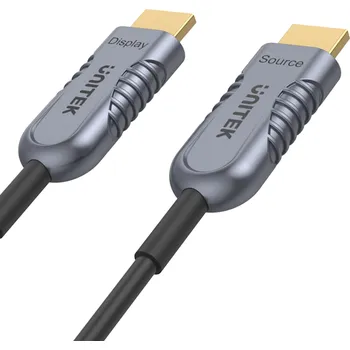 Video kabel Unitek HDMI optický kabel HDMI 2.1 AOC 8K 120Hz 50m