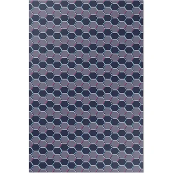 Koberec Koberec Dekorativní Koberec Rozměr: 100x150 cm Šestiúhelníky 3D jemná mozaika