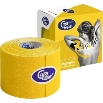 Tejpovací páska Kineziologický tejp CureTape® Classic žlutá - 5 cm x 5 m Prodyšné a hypoalergenní