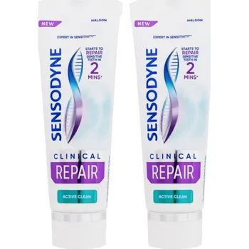 zubní pasta Sensodyne Clinical Repair Active Clean zubní pasta s fluoridem