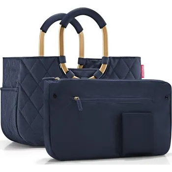 Nákupní taška Módní taška Reisenthel Loopshopper M frame rhombus midnight gold