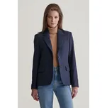 SAKO GANT SLIM TWILL BLAZER EVENING BLUE