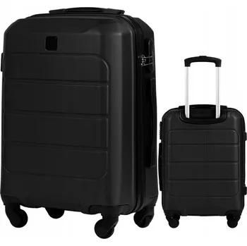 Wings Cestovní kufr skořepinový kabinový ABS GANNET 38 l černý