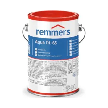 Lak na dřevo Remmers DL-65/sm Barva na dveře 2,5 l polomatná bílá