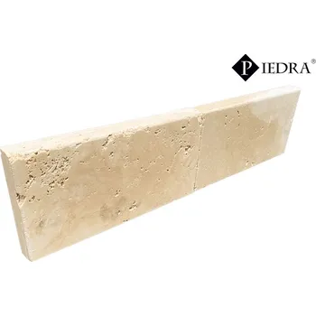 Dlažba Travertin obrubník Cappuccino 30x15x3 cm