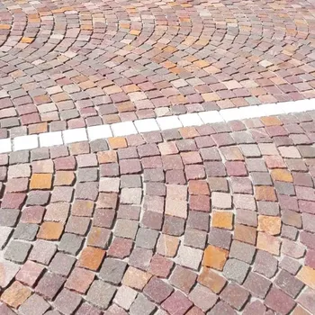 Dlažba Dlažební kostky Porfyr 8/10