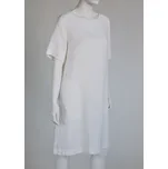 Lněné šaty krátké Barva: Bílá, Velikost: 38