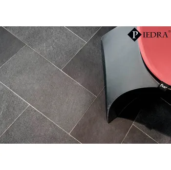 Dlažba Piedra Přírodní kamenná dlažba - obklad Black 60x30 cm 1 m2 černá