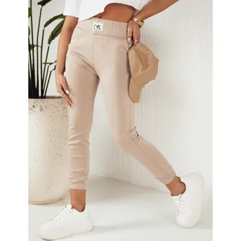 Dámská móda Béžové pohodlné tepláky CYFL UY1808 Velikost: L/XL