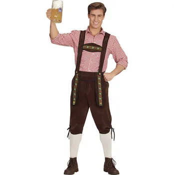 Karnevalový kostým Widmann Kostým Bavorský muž kalhoty Lederhosen