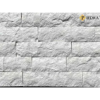 Obklad Kamenný obklad mramor bílý 10 cm výška x volné délky x 2,5 cm