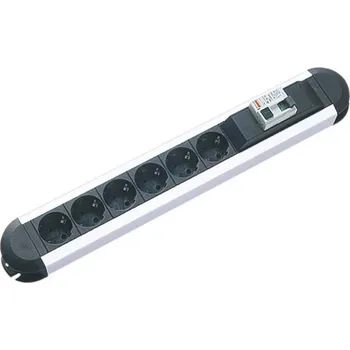 Elektrická zásuvka Bachmann 331.035 Zásuvková lišta hliník (kovový) 1 ks