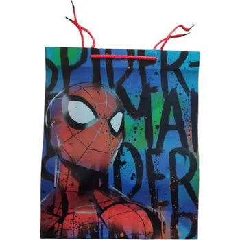 Dárková taška Dárková taška pevná, pytel, obal na dárek Spider-Man 39 Cm