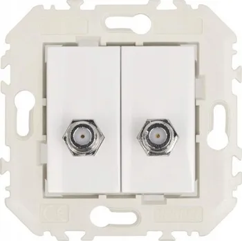 Elektrická zásuvka Anténní zásuvka nástěnná Efapel bílá