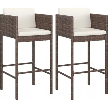 Barová židle Barová Židle Zakito Home, odstíny hnědé, 100 cm, plast