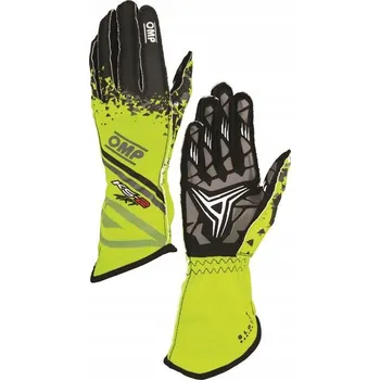 Rukavice Rukavice na motokáry OMP KS-2 ART '25 žluté, vel XXS