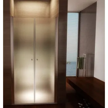 Sprchové dveře ROSS Komfort T2 95 Grape - sprchové dvoukřídlé dveře 91-96 cm zdvihací panty, grape bezpečnostní sklo