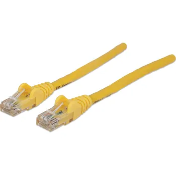 Síťový kabel Intellinet Cat6 UTP, 1m síťový kabel Žlutá U/UTP (UTP)