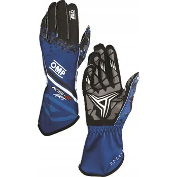 Rukavice Kartingové rukavice OMP KS-2 ART '25 modré vel. S