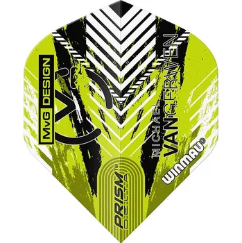 Příslušenství pro šipky Winmau letky Prism Delta MVG Green & Black Chevron