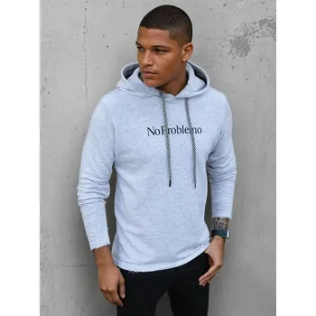 Pánská mikina Šedá mikina s kapucí BX5456 Velikost: M