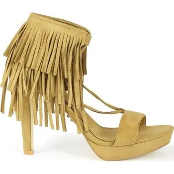 Dámská obuv sandály Next Velbloudí sandály s třásněmi camel velikost 37