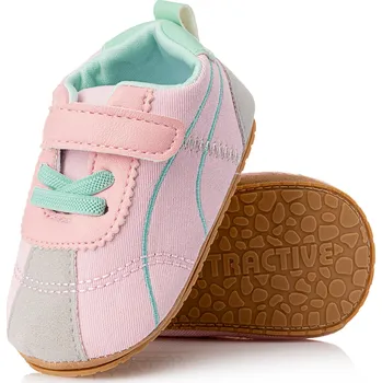 Capáčky První botičky pro holčičku na chození s flexibilní podrážkou, velikost 19/20