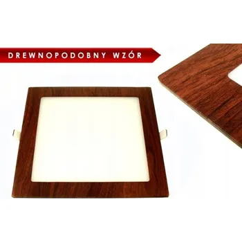 LED panel LED panel Tyloo 18W 230V, vzhled dřeva, bílý (DW)