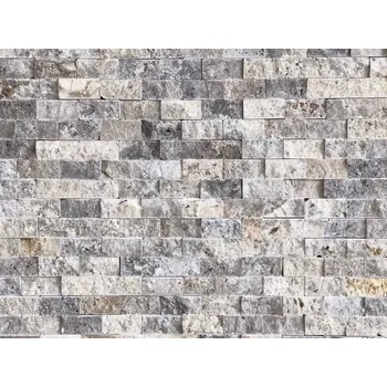 Obklad Obkladový kámen, přírodní travertin silver