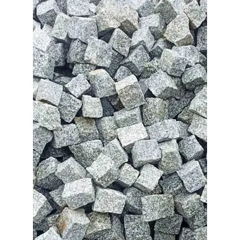 Dlažba Dlažební kostky žula šedá 8/11