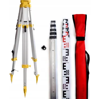 Hliníkový stativ těžký s klipsy, šrouby + 5m lať