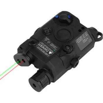 Imperator Tactical AN/PEQ-15-C LED svítilna + červený a zelený laser (RIS) - černá