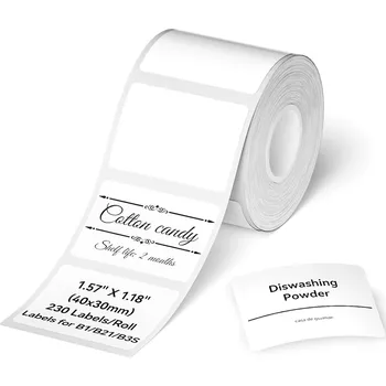 Samolepící etiketa Niimbot náhradní samolepící štítky pro tiskárny B21, B21S, B1, B3S 40x30mm (230ks/role)