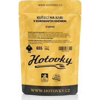 Hotové jídlo Kuřecí na kari s kokosovým krémem (2 porce)